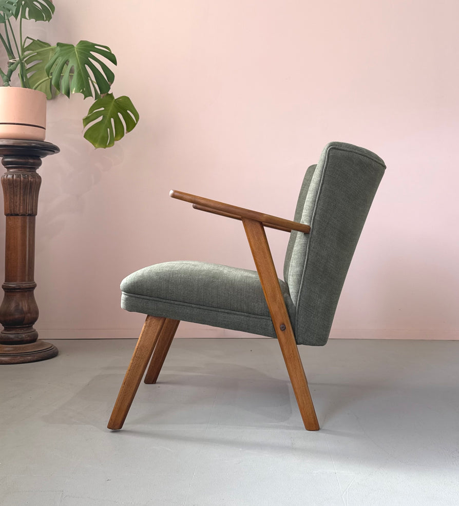 Danish Cocktail Chair in New Fabric