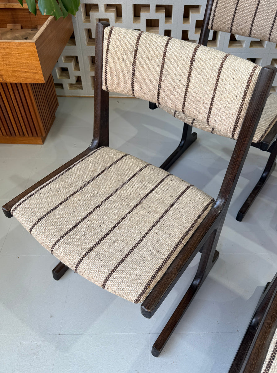 Four Cantilever Dining Chairs by Farstrup