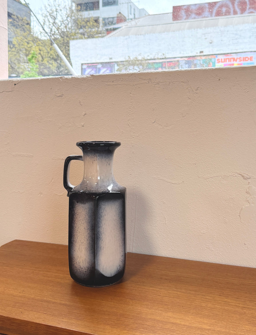 Scheurich Fat Lava West German Handled Vase - Scheurich