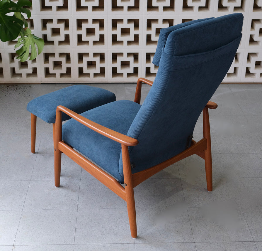 Søren Ladefoged Recliner with Footstool