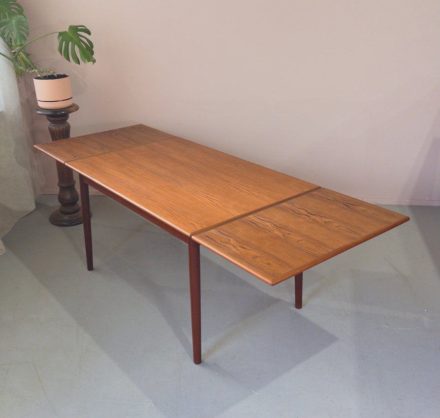 Danish Extension Dining Table in Teak