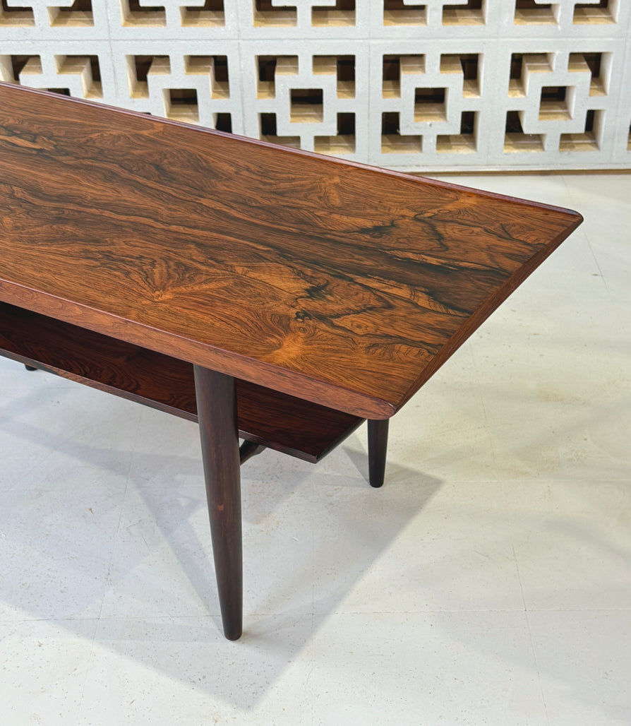 Danish Coffee Table in Rosewood