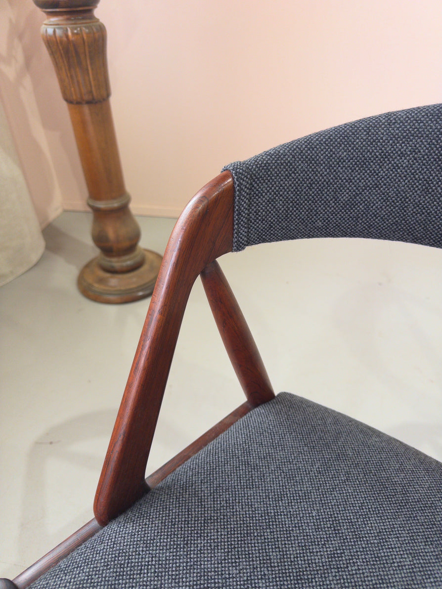 Four Kai Kristiansen #31 Dining Chairs in Kvadrat Wool