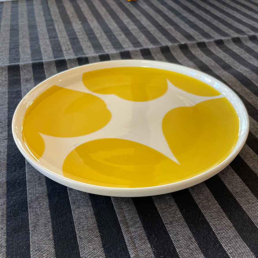 Marimekko Plate - Iso Unikko in Yellow