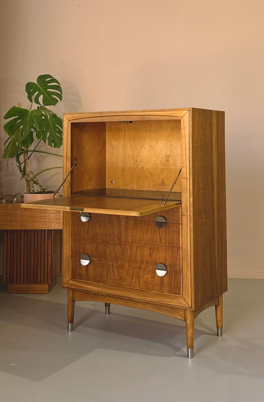 Swedish Bar Cabinet in Teak
