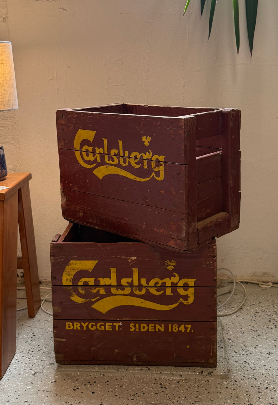 Vintage Danish Beer Crates