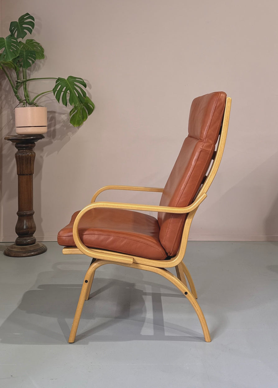 Danish Bentwood Lounge Chair