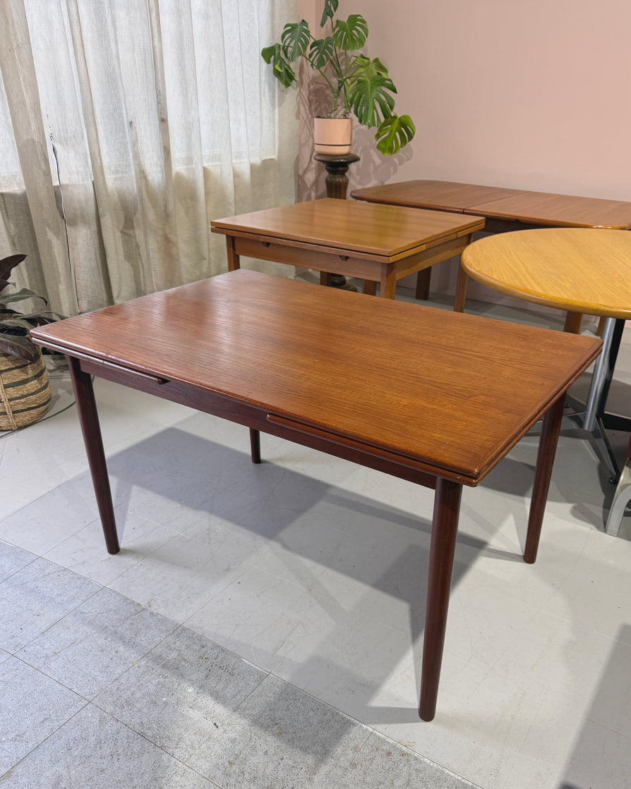 Danish Extension Dining Table in Teak