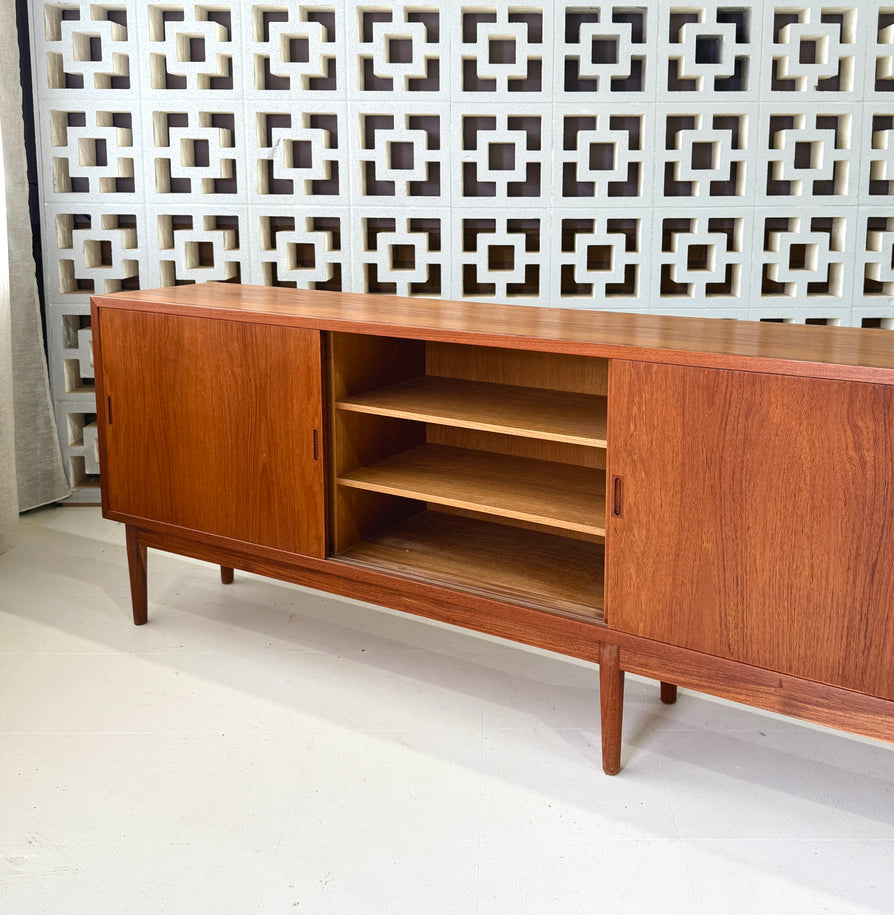 Long Danish Sideboard in Teak