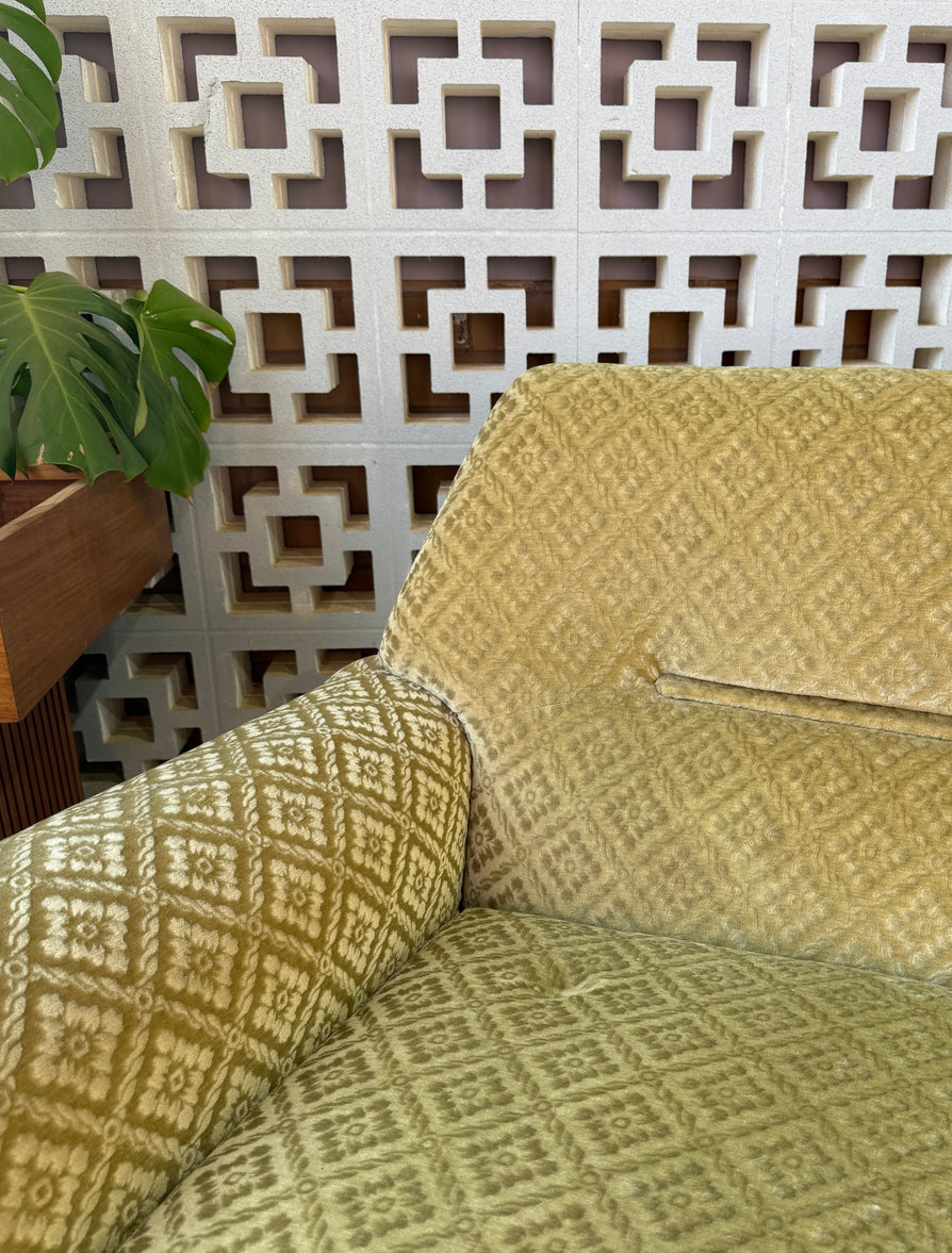 Kurt Østervig Model 14 Sofa in Original Velvet