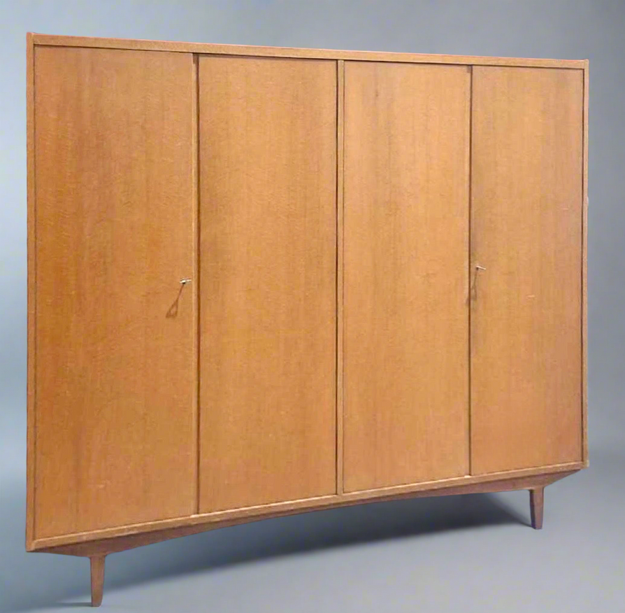 Mid-Century Wardrobe in Teak