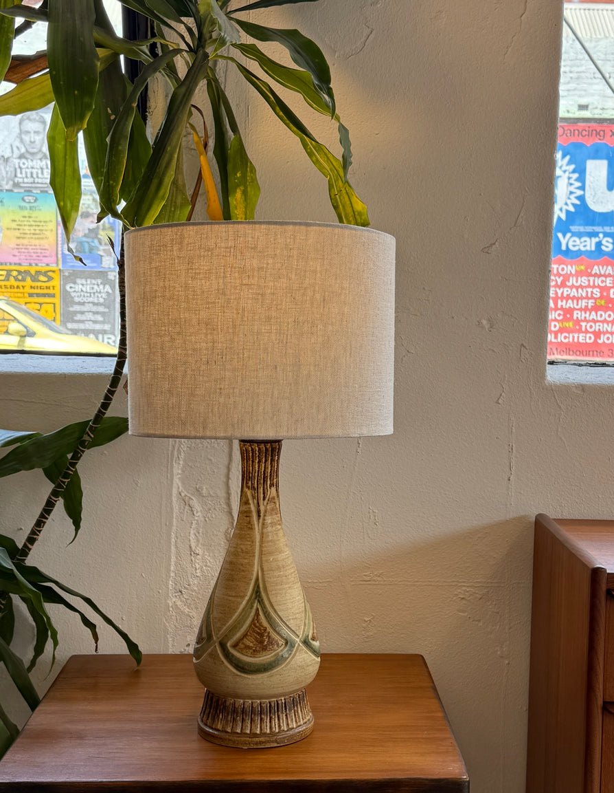 Danish Stoneware Table Lamp