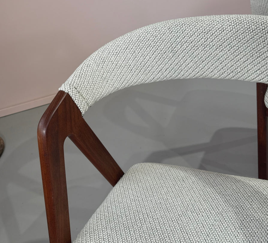 Six Danish Compass Dining Chairs