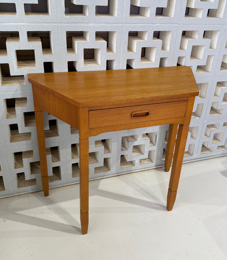 Mid-Century Hall Table in Teak