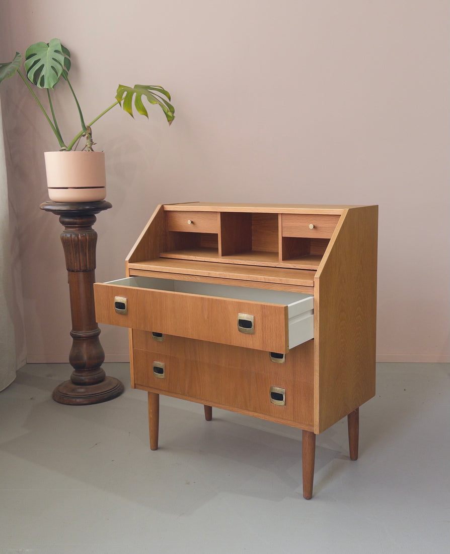 Swedish Bureau / Secretaire in European Oak