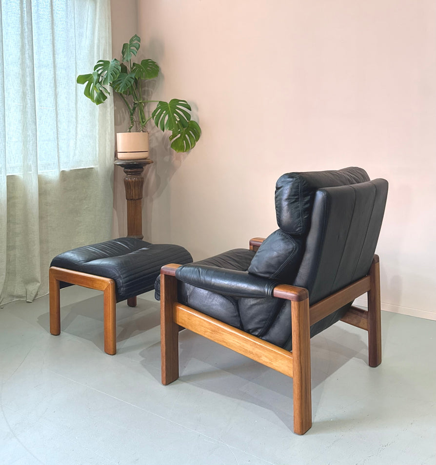 Gerald Easden for Module Lounge Chair & Footstool