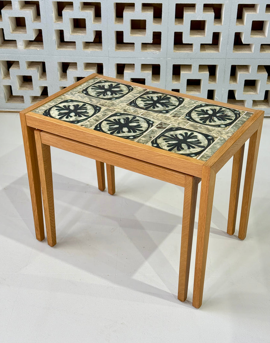 Pair of Haslev Tables in Oak