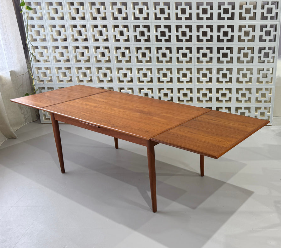 Danish Extension Dining Table in Teak