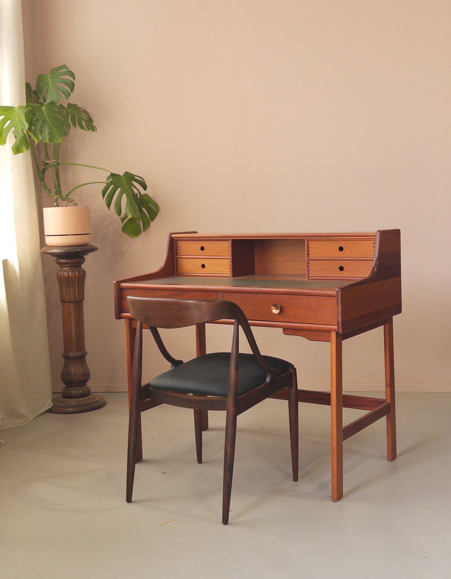 Danish Secrétaire / Bureau  Desk Unit in Teak