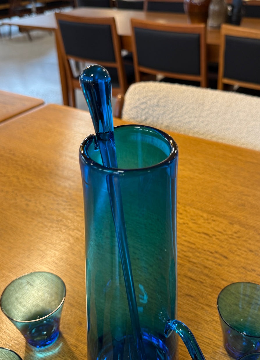 Mid-Century Glass Cocktail Set