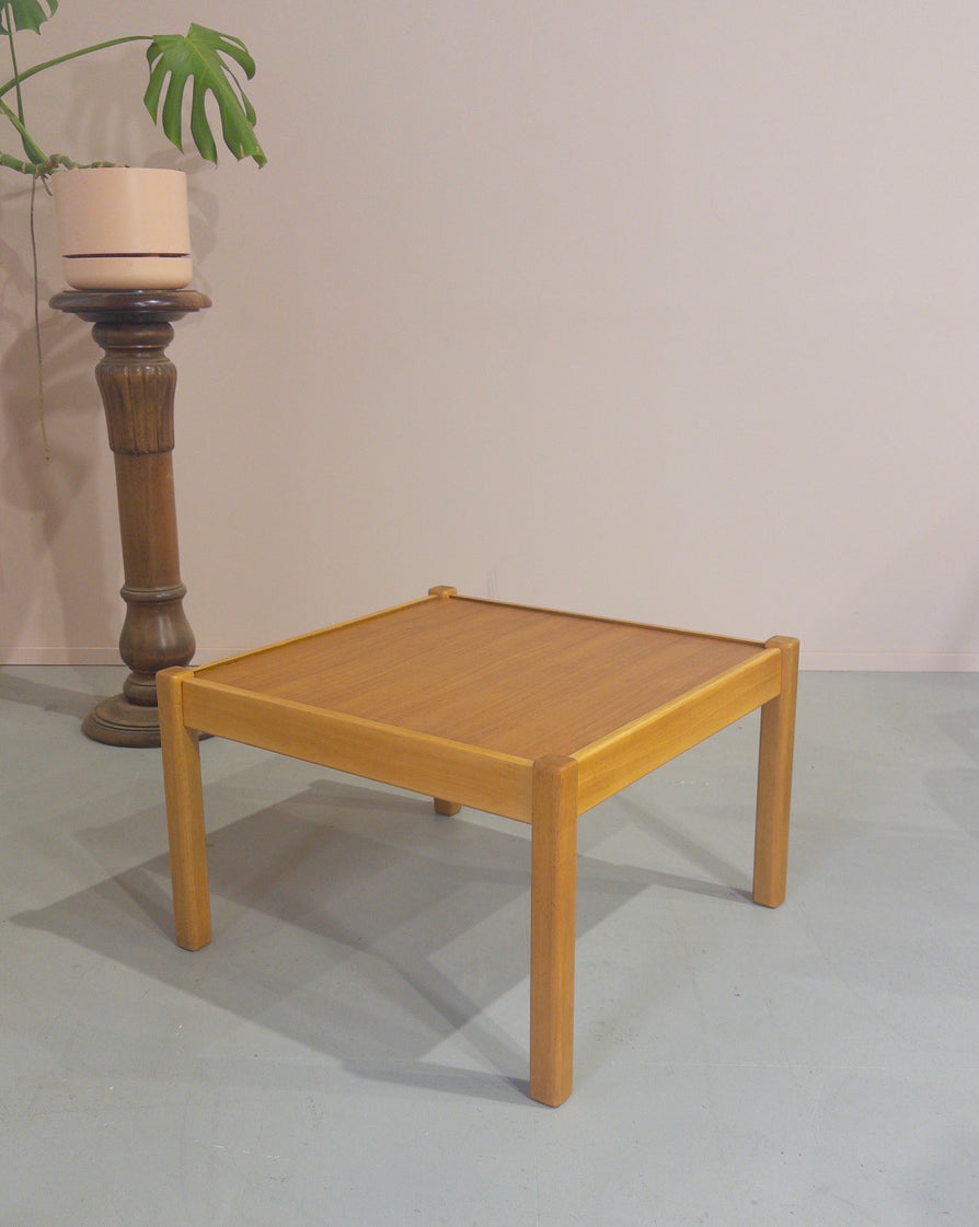 Danish Corner Table in Teak & Beech
