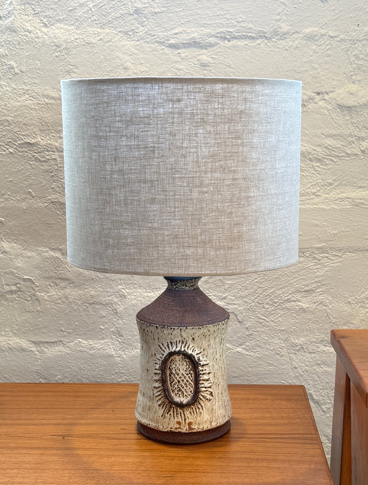 Danish Earthenware Table Lamp