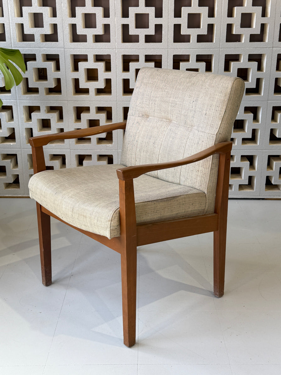 Mid-Century Armchair in Original Fabric