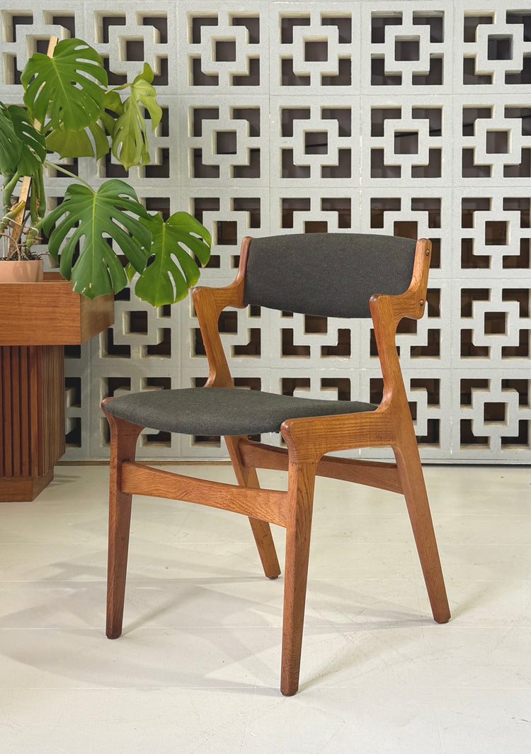 Six Danish Elbow Dining Chairs by Nova