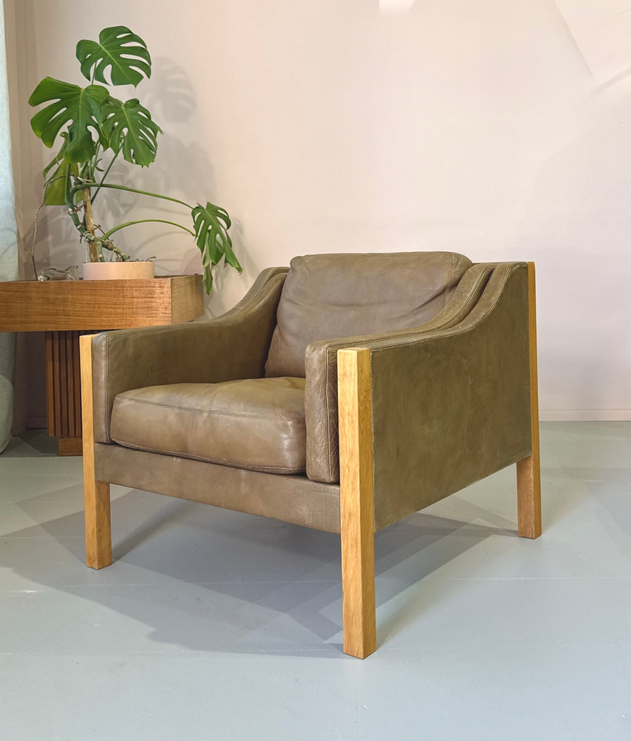 Erik Jorgensen Lounge Chair in Leather