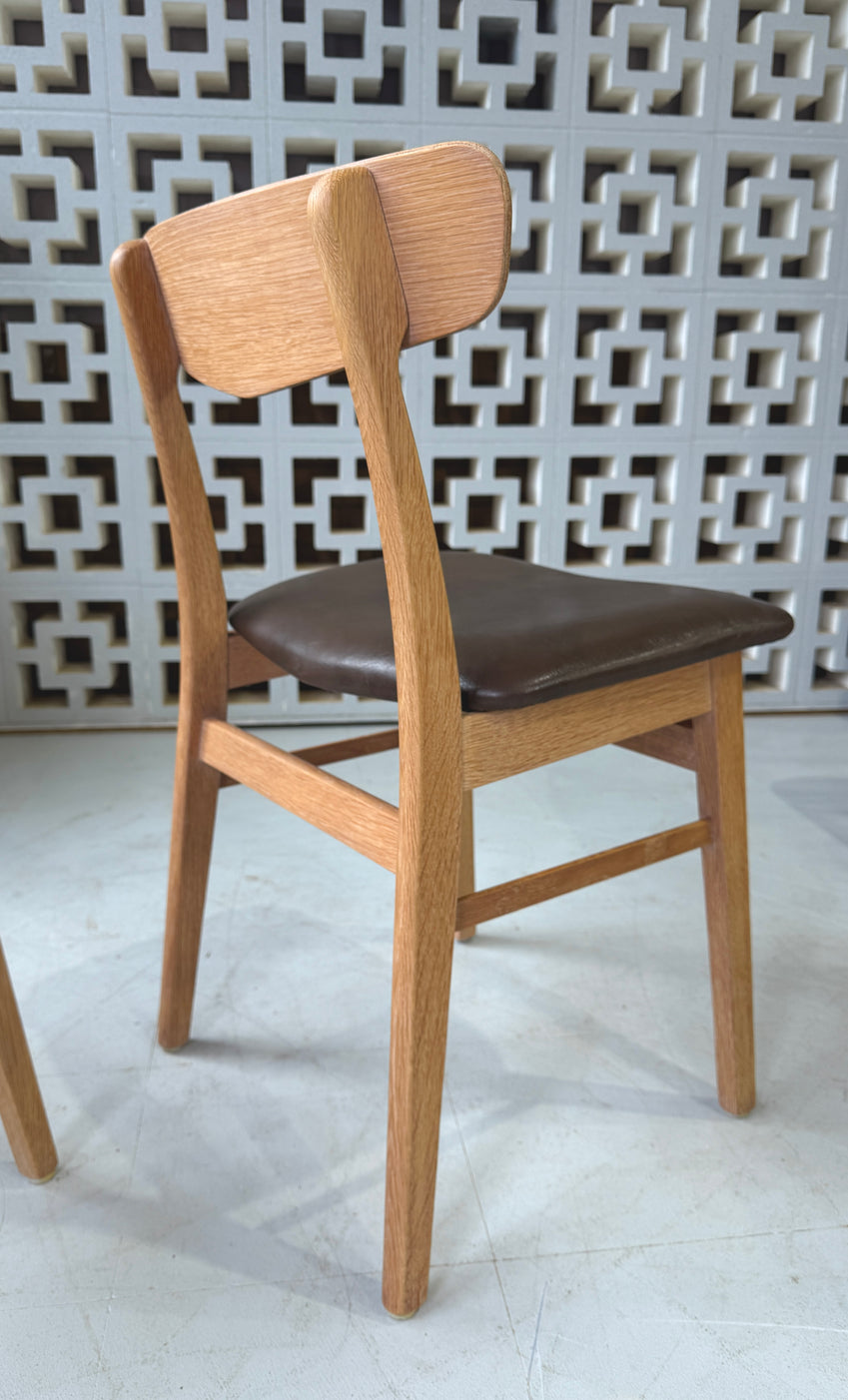 Four Farstrup Dining Chairs in Oak