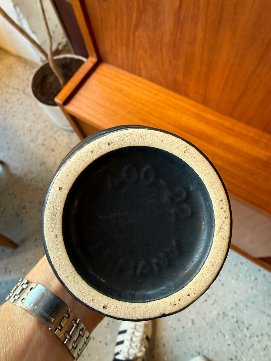 Fat Lava West German Handled Vase - Scheurich