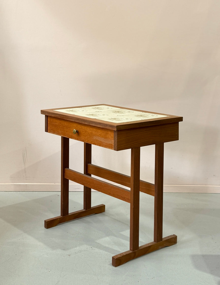 Single Bedside Table / Side Table in Teak