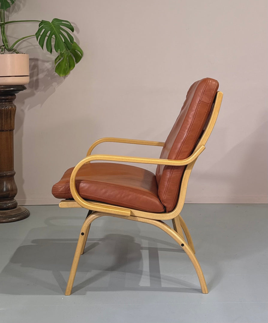 Danish Bentwood Lounge Chair