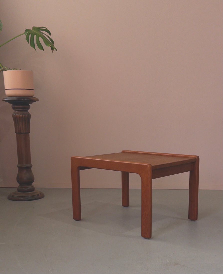 Mid-Century Corner Table in Teak