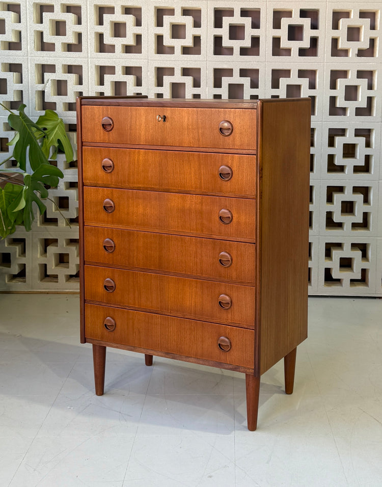 Danish Chest of Drawers in Teak