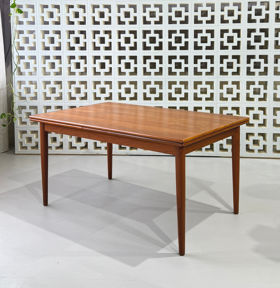 Danish Extension Dining Table in Teak