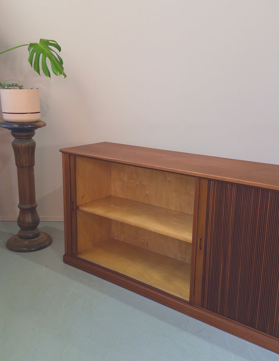 Danish Sideboard / Console with Tambour Doors