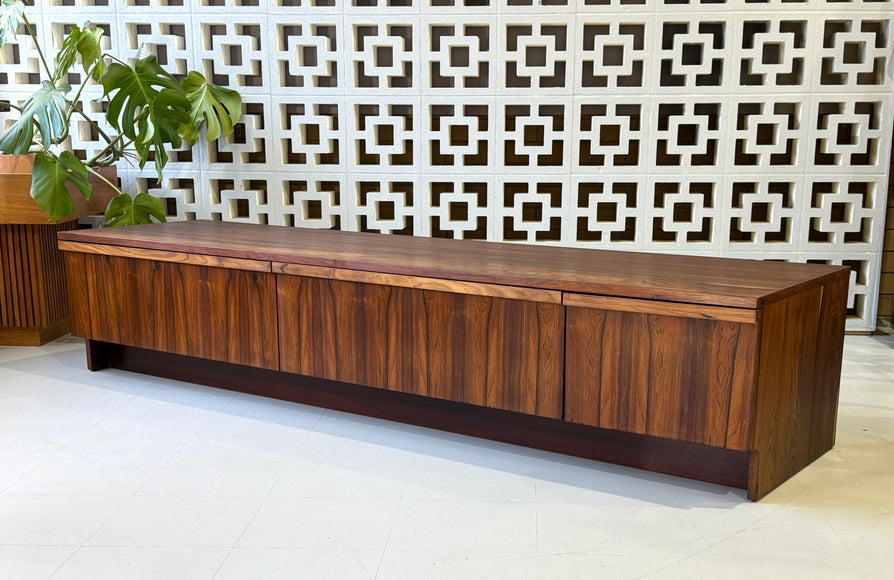 English Low-Profile Sideboard in Rosewood