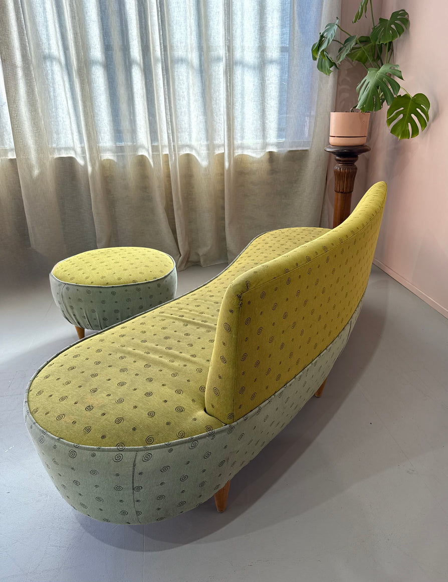 Mid-Century Curved Profile Sofa (ready for your upholstery choice)