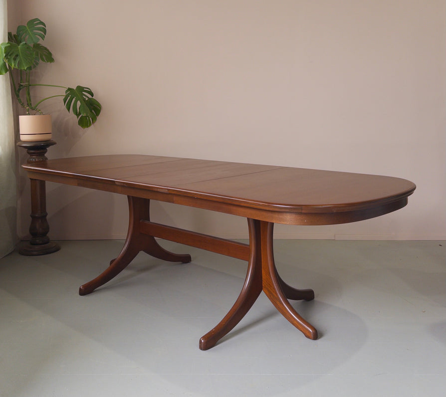 1980s Extension Mid-Century Dining Table by Noblett