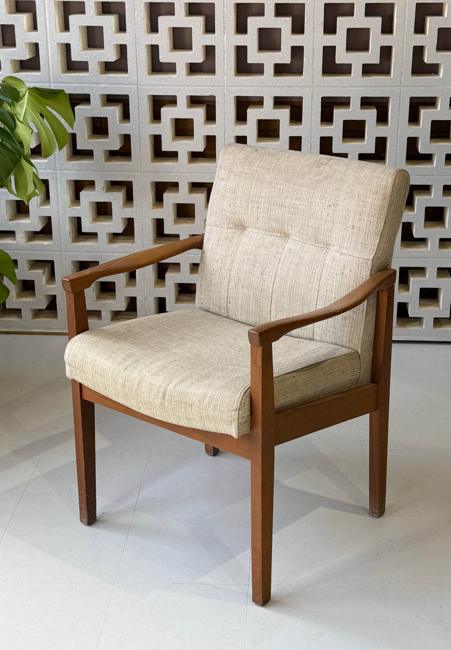 Mid-Century Armchair in Original Fabric