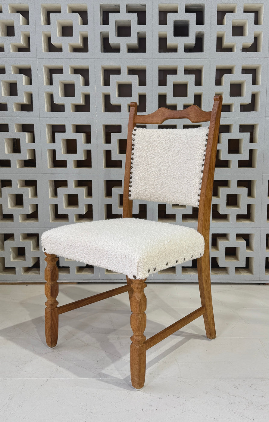 Six Henning Kjærnulf Dining Chairs in Oak