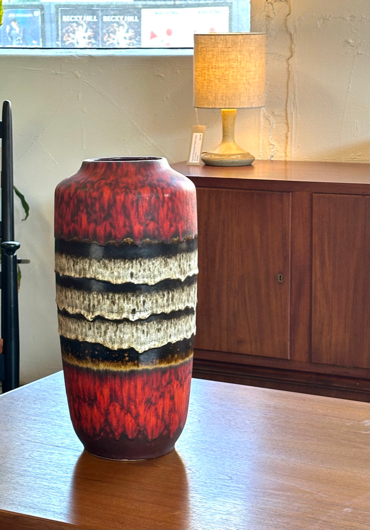 Large West German FAT LAVA Floor Vase - Scheurich