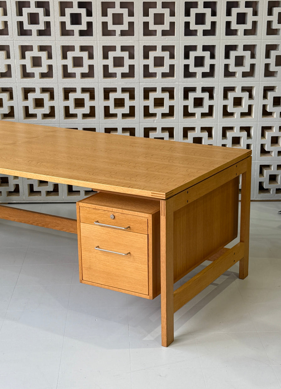 Jensen & Valeur Executive Desk in Oak