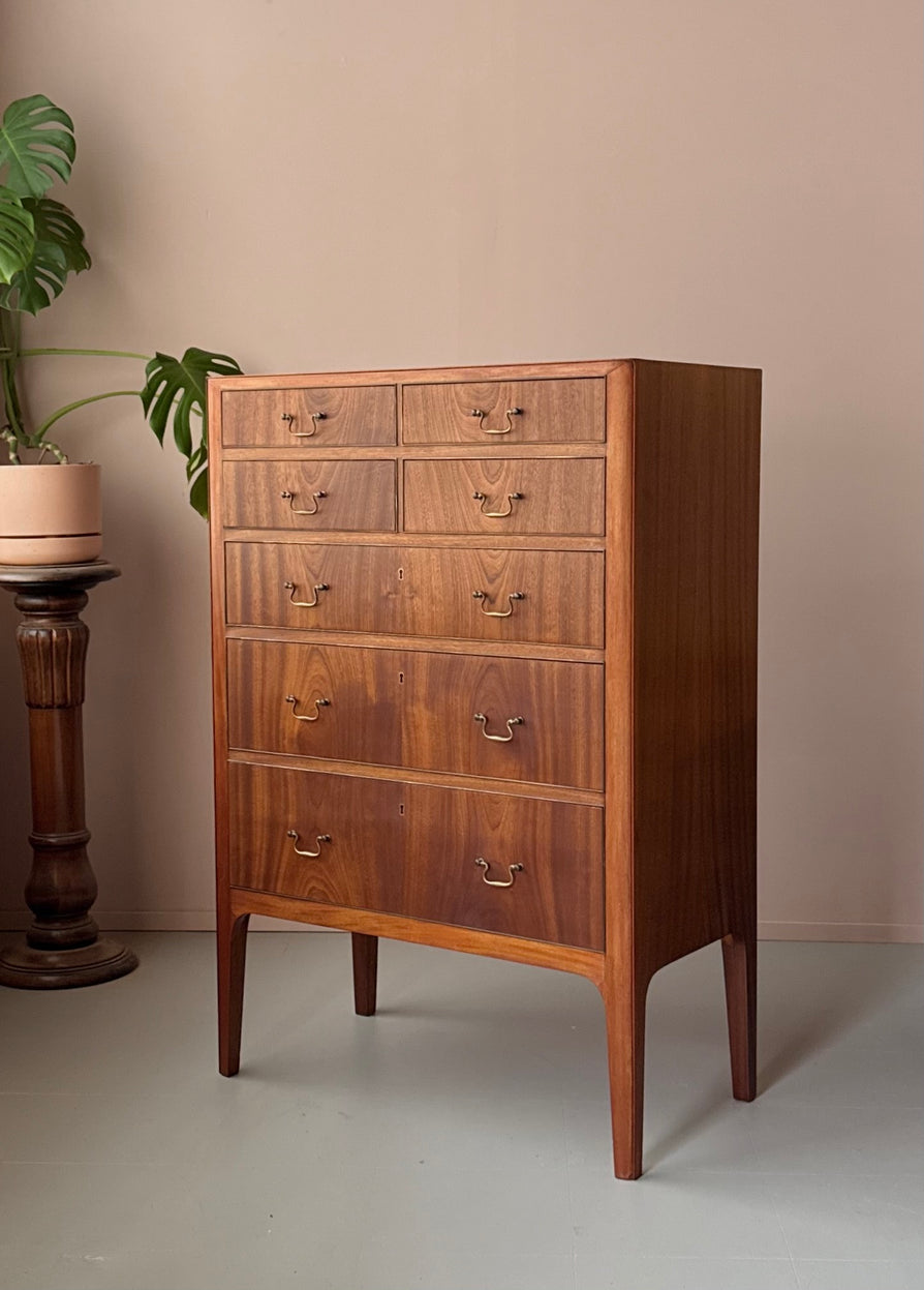 Jacob Kjær Chest of Drawers in Cuban Mahogany
