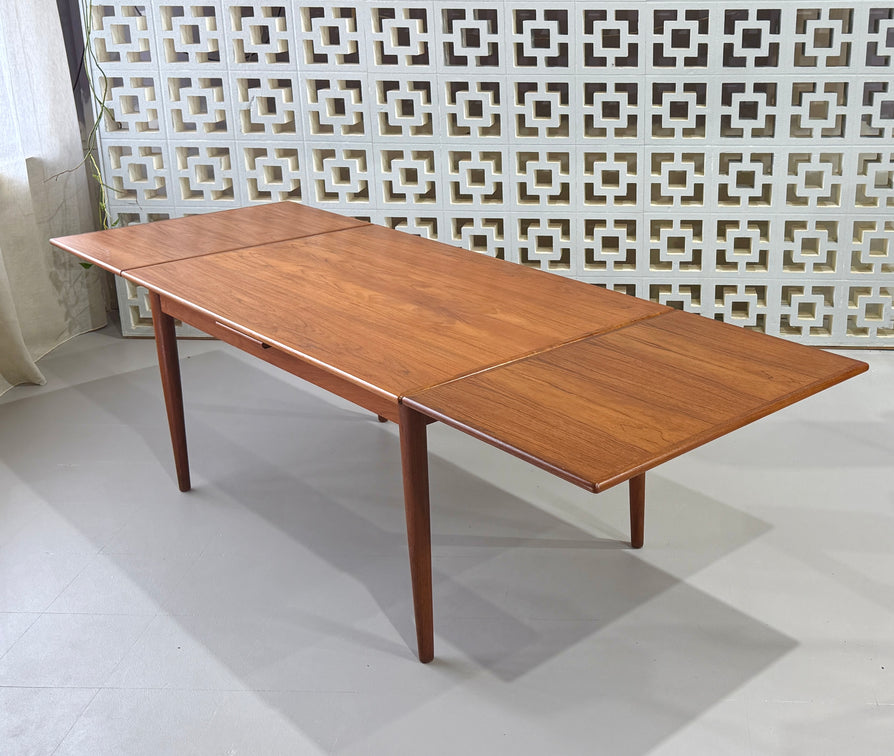 Danish Extension Dining Table in Teak