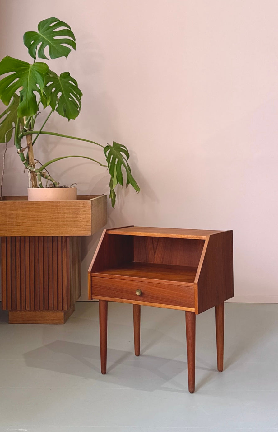 Danish Bedside Table in Teak