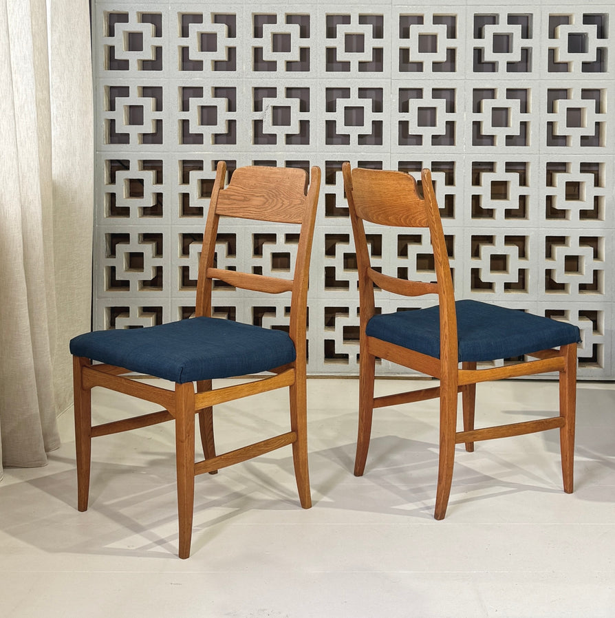 Four Carl Malmsten Dining Chairs in Oak