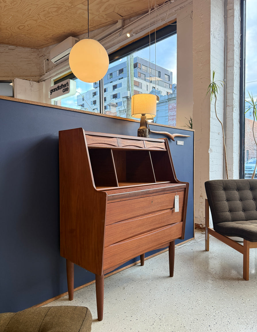 Danish Secretaire / Bureau in Teak