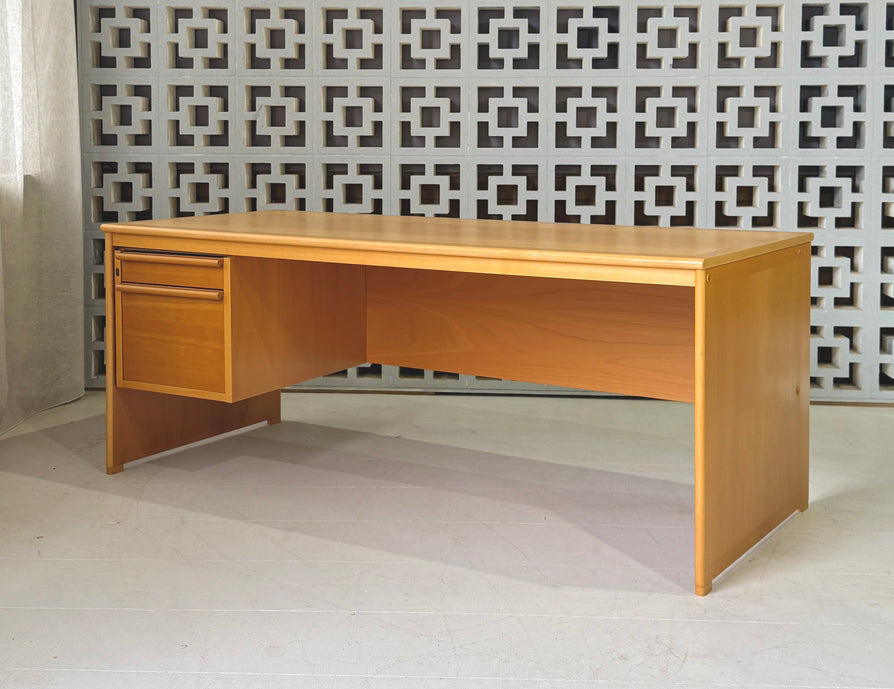 Swedish Executive Desk in Beechwood